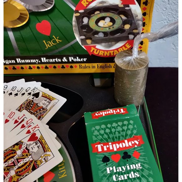 Vtg Tripoley Special Edition Game Complete Rotating Turntable Cadaco 2000 - Picture 4 of 16